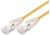 Comsol 1m 10GbE Ultra Thin Cat6A UTP Snagless Patch Cable LSZH (Low Smoke Zero Halogen) - Yellow