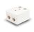 Serveredge 2 Way CAT6 Surface Mount Box w. Keystone Jack - White