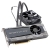 EVGA GeForce GTX1070Ti Gaming SC Hybrid 8GB Video Card8GB, GDDR5, (1683MHz, 8008MHz), 256-Bit, 2432 CUDA Cores, HDMI, DP(3), DVI, Fansink, PCI-E 3.0x16