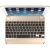 Brydge 9.7 Bluetooth Keyboard - For iPad (5th Gen), iPad Pro 9.7, iPad Air 2/iPad Air - Gold