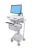 Ergotron StyleView Medication Delivery Cart w. LCD Arm - 2 Tall Drawers(2x1), LiFe PoweredFor Monitors up to 24
