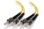 Alogic ST-ST Single-Mode Duplex LSZH Fibre Cable - 5m, 09/125 OS1