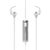 Simplecom BH310 Metal In-Ear Sports Bluetooth Stereo Headphones - WhiteDeliver Clear Sound And Dynamic Bass, Bluetooth Technology, In-Line Microphone, Talk Time Up to 3.5 Hours, Comfort Fit