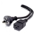 Alogic AUS 3-Pin Mains Plug to IEC-C19 Cable - 15A, 3mAUS 3-Pin(Male) to IEC-C19(Female)