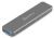 SilverStone MS09 M.2 SSD to SATA SSD Enclosure - USB-A, Charcoal