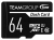 Team 64GB Dash Card MicroSDXC Memory Card - UHS-I/U1/C1080MB/s Read, 15MB/s Write