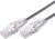 Comsol 0.5m 10GbE Ultra Thin Cat6A UTP Snagless Patch Cable LSZH (Low Smoke Zero Halogen) - Grey