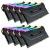 Corsair 64GB (8x8GB) PC4-25600 3200MHz DDR4 DRAM Memory Kit - C16 - Vengeance RGB Pro, Black3200MHz, 288-Pin DIMM, 16-18-18-36, Dynamic Multi-Zone Lighting, XMP2.0, 1.35V