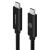 Alogic USB2.0 USB-C (Male) to USB-C (Male) Cable - 3m, Black - Prime Series