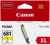 Canon CLI681XLY Ink Cartridge - XL, Yellow to suit TR7560, TR8560, TS6160, TS8160, TS9160, TS6260, TS9560, TS9565, TS706, TS6360, TS8360, TR8660, TR7660, TR8660A