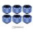 ThermalTake Pacific C-PRO G1/4 PETG Tube 16mm OD Compression Fitting - 6-Pack, Blue