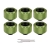 ThermalTake Pacific C-PRO G1/4 PETG Tube 16mm OD Compression Fitting - 6-Pack, Green