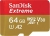 SanDisk 64GB Extreme A2 MicroSD UHS-I Card - Read 160MB/s, Write 60MB/s with Adapter