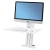 Ergotron 33-416-062 WorkFit-SR, Heavy Monitor Sit-Stand Desktop Workstation - White