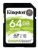 Kingston 64GB SDHC Canvas Select - 80MB/s Read, 10MB/s Write