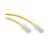 Techtronic 0.25M Slim CAT6 UTP Patch Cable LSZH in Yellow (Low Smoke Zero Halogen)
