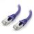 Alogic 10GbE Shielded CAT6A LSZH Network Cable - 0.5M, Purple