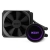 NZXT Liquid Cooler w. RGB Lighting Effects - Intel 1151, 1150, 1155, 1156, 2011, 2011-3, 2066, AMD AM4, FM2+, FM2, FM1, AM3+, AM3, AM2+, AM2, 120mm Fan, 300RPM, 21-36dBA