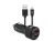 3SIXT Car Charger 5.4A - Micro USB Cable 1m - Black