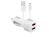 3SIXT Car Charger 5.4A - Micro USB Cable 1m - White
