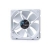 Fractal_Design Dynamic X2 GP-12 Fan - 120x120x25mm Fan, LLS Bearing, 1200rpm, 52.3CFM, 19.4dBA - White Blades, Black Frame