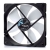 Fractal_Design Dynamic X2 GP-14 PWM Fan - 140x140x25mm Fan, LLS Bearing, 1700rpm, 105.9CFM, 33.7dBA - White Blades, Black Frame