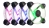 In-Win Polaris RGB Case Fan - Twin Pack 120x120x25mm, Sleeve Bearing, 500~1280RPM, 43.31CFM, 20.2dBA, Transparent Frame