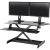 Ergotron WorkFit Corner Standing Desk Converter - Black