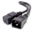 Alogic IEC C19 to IEC C20 Power Extension Cable - Male to Female - 1M, Black