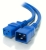 Alogic IEC C19 to IEC C20 Power Extension Cable - Male to Female - 1M, Blue
