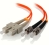 Alogic SC-ST Multi Mode Duplex LSZH Fibre Cable - 62.5/125 OM1 - 2M