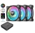 ThermalTake Riing Duo 12 RGB Radiator Fan TT Premium Edition - 3-Fan Pack 120 x 120 x 25mm, Hydraulic Bearing, 1500RPM, 42.45CFM, 23.9 dB-A