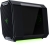 Antec Cube ITX Desktop Aluminium Case - No PSU, Black/Green LED USB3.0(2), Audio In/Out, 120mm Fan, mini-ITX