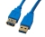 Cabac H40USB3AMAF3 USB 3.0 Extension Cable - Type A-Male to Type A-Female - 3m, Gold/Blue