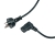 Cabac H3PIECBKRA Computer Cord Right Angle (Female) - 2m, Black