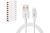 Klik 1.2m Apple Lightning to USB Sync/Charge Cable, White - 10 Pack