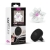 Case-Mate Car Charm w. Magnetic Car Mount - White Silver Flower