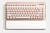 Azio Retro Compact Keyboard - Alloy Leather Trim, Posh