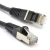 Edimax 10GbE Double Shielded CAT6A Network Cable - Black - 1m