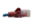 Cabac Cat5e Cable Patch Lead RJ45 - 0.5M, Crossover Red Boot