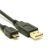 8WARE USB 2.0 Cable Type A to Micro-USB B M/M Black - 2m