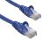 8WARE Cat5e UTP Ethernet Cable, Snagless - 5m, Blue