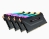 Corsair 64GB (4 x 16GB) 3000MHz DRAM DDR4 RAM Memory Kit - Black - Vengeance RGB PRO