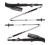 Black_Diamond Distance FLZ Trekking Poles - 110cm, Ice Interchangeable, Non-slip EVA Foam Grip Extension, 100% Carbon Fiber Construction