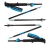 Black_Diamond Distance Carbon FLZ Trekking Poles - 110cm, Ultra Blue Natural Cork Grip, Non-slip EVA Foam Grip Extension, Three-section Foldable Shaft