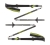 Black_Diamond Distance Plus FLZ Trekking Poles - 125cm, Verde Interchangeable, Dual-density Top Knob, Three-section Foldable Shaft