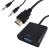 Shintaro SH-ADHDVGA35 HDMI to VGA Adapter w. 3.5mm Audio