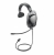 Plantronics SHR 2082-01 Monaural Standard Ruggedized Headsets - Black Single channel, circumaural headset, Quick Disconnect, Noise Canceling microphone