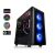 ThermalTake Versa J23 Tempered Glass RGB Edition Mid-Tower Chassis - NO PSU, Black USB3.0, USB2.0(2), Type-C, HD Audio, 120mm, 4mm Tempered Glass