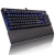 ThermalTake Neptune Pro Gaming Keyboard - Brown High Performance, Aluminum Front Plate, Mechanical Switch, USB Pass Through, On-the-Fly Macro, Full Anti-Ghosting, Hot Keys, Wrist Rest, N-Key Rollover